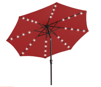 Knicks KS All-iron Lamp Beads In The Pillar Umbrella 9-8-38 - Big Red