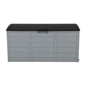 75gal 130lb Black Lid Plastic Patio Storage Box