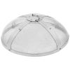 VEVOR Fire Pit Spark Screen Round 27", Reinforced Heavy Duty Steel Metal Cover, Outdoor Firepit Lid, Easy-Opening Top Screen Covers Round with Ring Ha