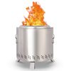 Portable Smokeless Fire Pit with Stand