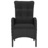 9 Piece Patio Dining Set Black