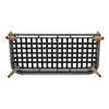 TREXM 4-Piece Patio Conversation Set, Solid Wood Loveseat, 2 Chairs and Table, Outdoor Conversation Group with Cushions for Backyard, Poolside, Garden
