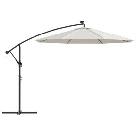 vidaXL Replacement Fabric for Cantilever Umbrella Sand White 350 cm (Option: as picture)